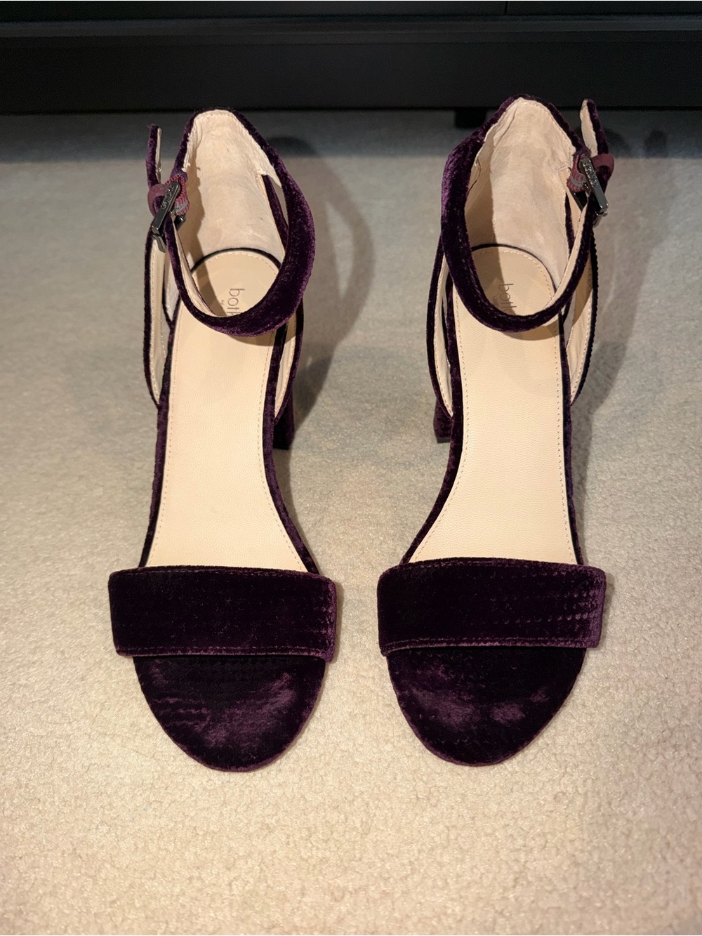 Botkier Deep Purple Velvet Gianna Heels Women’s 10M